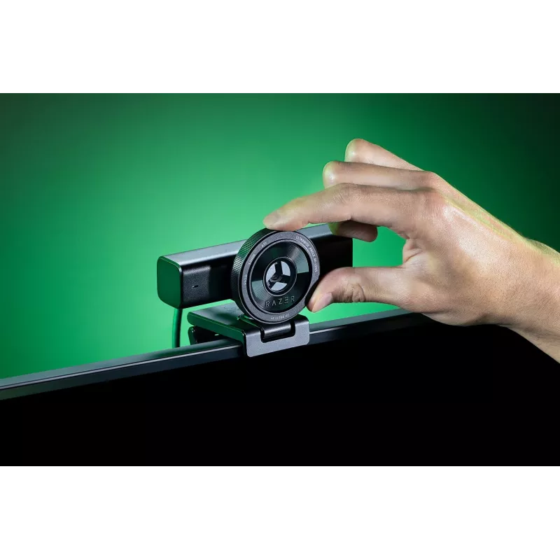 Razer | Webcam | Kiyo V2 | MJPEG até 4K 30 FPS, 1080p 60 FPS, YUY2 até 4K 15 FPS, 1080p 60 FPS, NV12 até 4K 20 FPS, 1080p 60 FPS