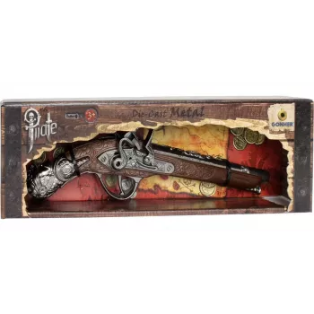 Pistola pirata de metal Gonher modelo 239863 – pistola de brinquedo de metal