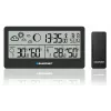 Estação meteorológica BLAUPUNKT WS20BK — visor de temperatura e humidade interior/exterior, preto, 1 sensor, LCD, a pilhas