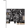 SilverStone ECU05 - adaptador USB - PCIe 2.0 x2 Low Profile - USB 3.1 Type-C x 1 + USB3.0 x 2 + USB3.0 (interno) x 2 (SST-ECU05)