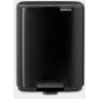 Balde de pedal Brabantia Bo 7 L preto mate (237867)