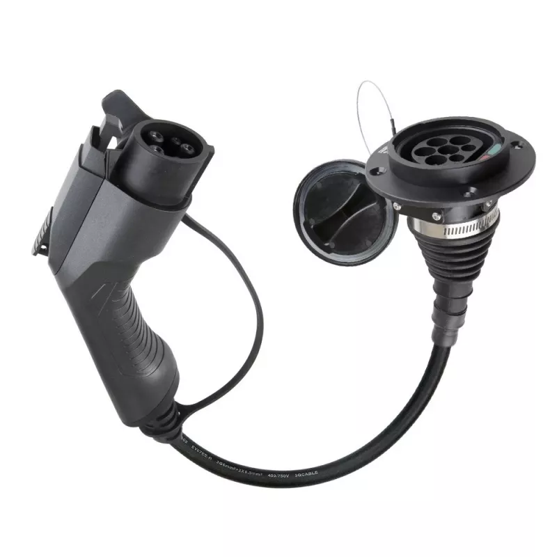 Adaptador de carregamento para automóvel Extralink BS-EVSC004 para BS-EVP001-L32A 240V preto