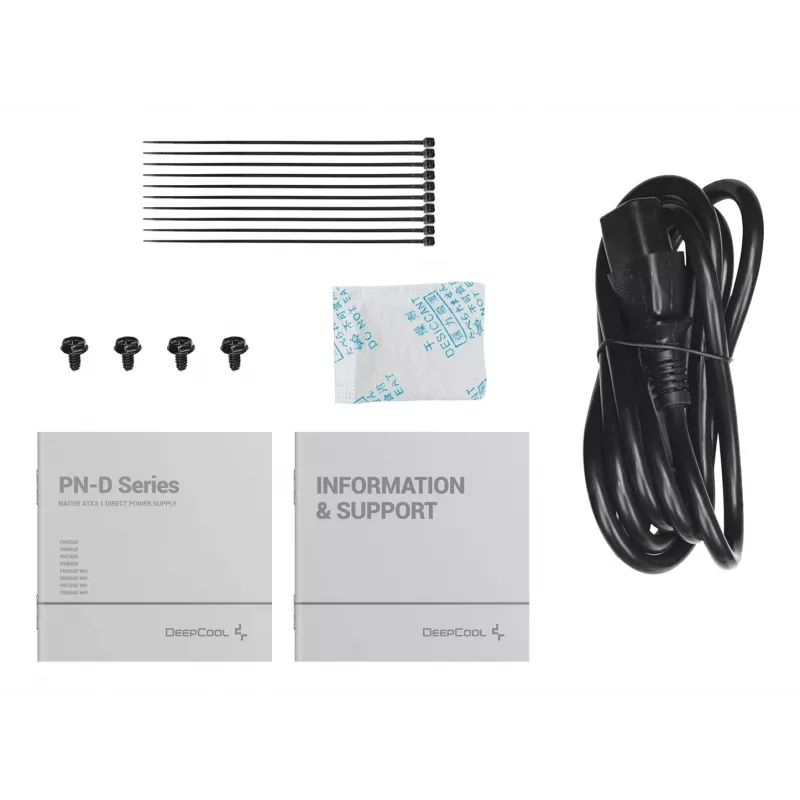 Fonte de alimentação DeepCool PN750D 750 W 20+4 Pin ATX ATX preta