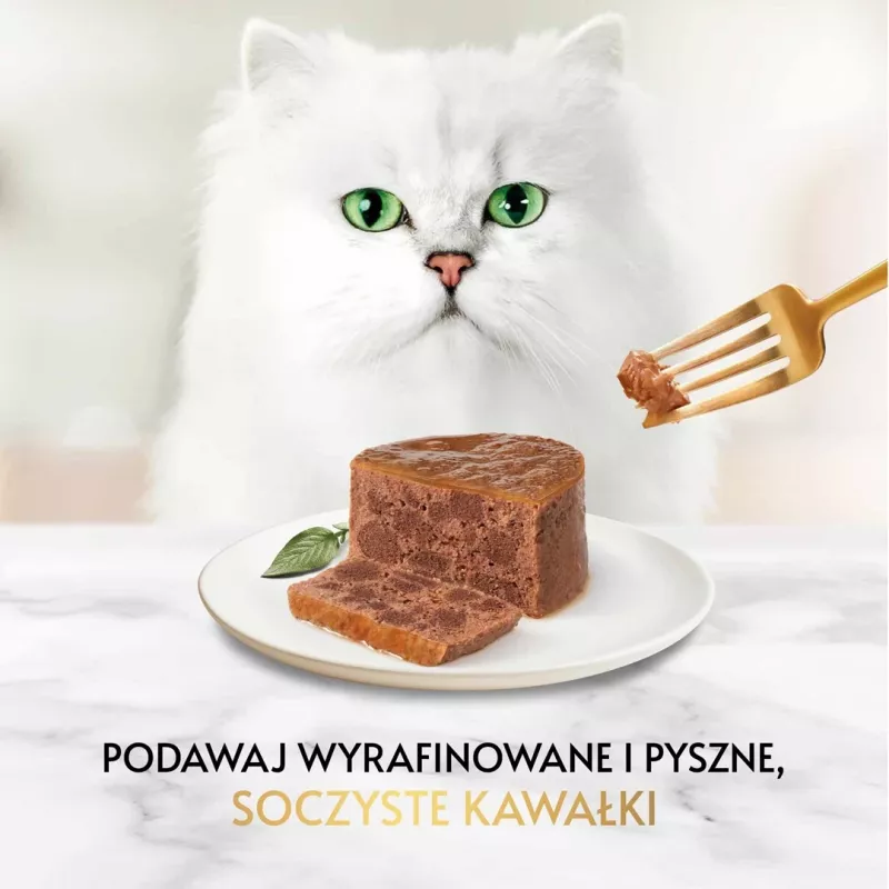 Comida húmida para gatos Gourmet patê com coelho 85 g