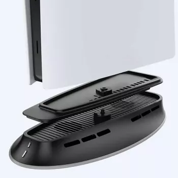 Suporte de arrefecimento SUBSONIC SA5656 para PS5 e PS5 Slim com iluminação LED, arrefecimento multi-ventoinha, alimentação USB