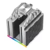 Arrefecedor de ar DeepCool AK620 Digital SE White — duas ventoinhas de 120 mm, 6 heatpipes, PWM, suporte LGA-1700, ecrã integrado