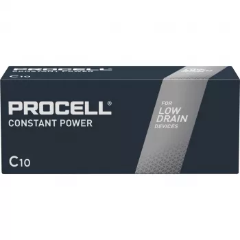 Pilha C Duracell Procell MX 1400 (tamanho C), pack de 10