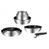 Tefal Ingenio Emotion L897S374 conjunto de 3 frigideiras, 24/28 cm com cabo amovível