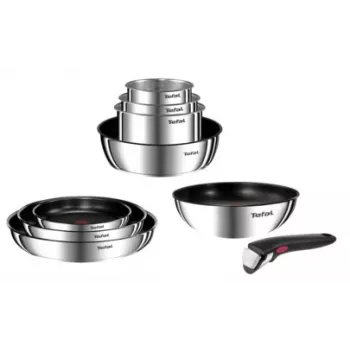 Tefal Ingenio Emotion L897S374 conjunto de 3 frigideiras, 24/28 cm com cabo removível