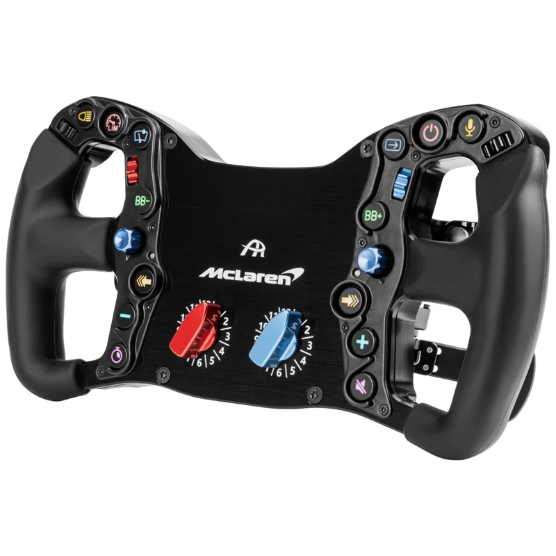 Volante de corrida Ascher Racing McLaren Artura Pro‑SC — Quick Release estilo borboleta