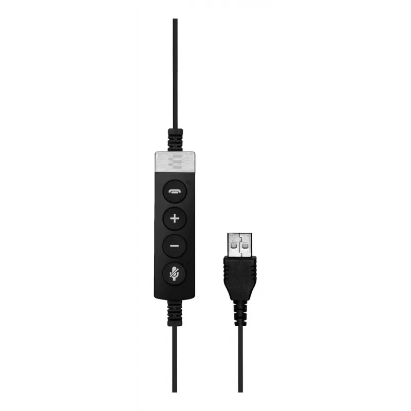 EPOS IMPACT SC 230 USB MS II Mono Headset USB-A com controlo de chamadas em linha Certificado Microsoft (1000578)
