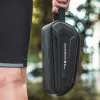 Bolsa de quadro de bicicleta Rockbros modelo com capacidade de 1,7 l, compartimento para telefone, preto