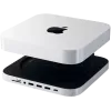 Satechi suporte e hub em alumínio USB Type-C para Apple Mac mini (prateado)