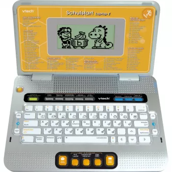 VTech Schulstart Laptop E para crianças dos 6 aos 8 anos, prateado, brinquedo educativo interativo