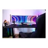 Secretária gaming Arozzi Arena Medium ARENA-MEDIUM-PBK, 140 x 75,5 cm, tapete de microfibra em toda a superfície, Pure Black