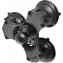 RAM Mounts RAP-365-224-1U base de ventosa tripla com esfera de 1,5 polegadas (3,81 cm), ventosas de 3,3 polegadas