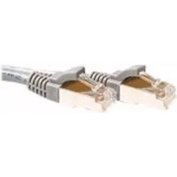 ACT - Cabo de patch - RJ-45 (M) para RJ-45 (M) - 1 m - Cabo SSTP - CAT 6a - Cinzento, RAL 7045