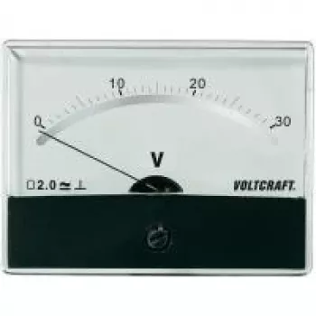 Voltcraft AM-86X65/30V/DC medidor de encastrar AM-86X65/30V/DC 30 V medidor de bobina móvel (AM-86X65/30V/DC)