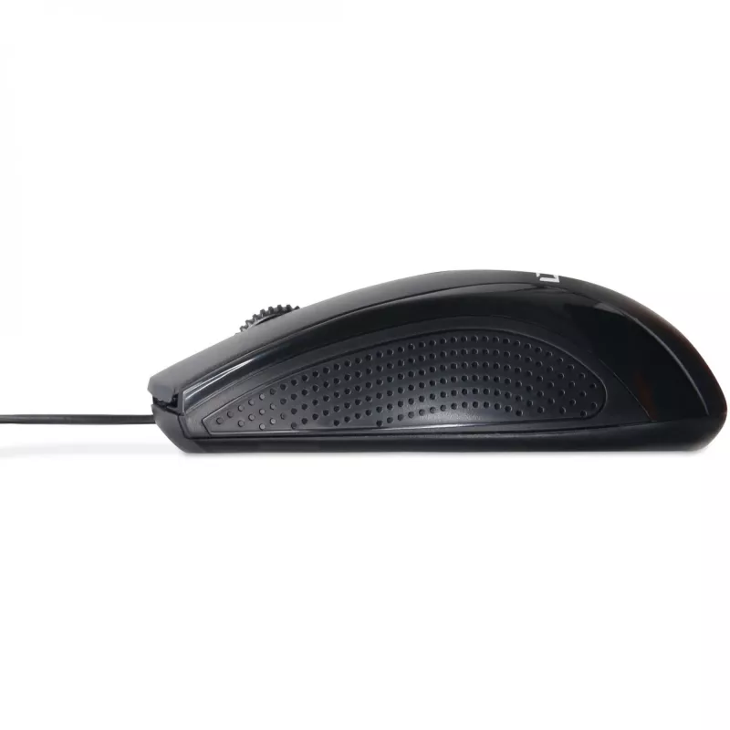 DICOTA - rato - ambidestro - laser - 3 botões - com fio - USB - preto (D32011)