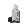 Adaptador USB-C Goobay vertical rotativo 90° USB4 - macho> (74444)