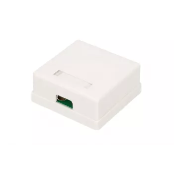 Tomada de rede de superfície Extralink EX.9649 — 2x RJ45 Cat5e STP
