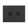 Armário de rack 19 polegadas para montagem na parede LANBERG 4U 600x450 mm preto com porta metálica