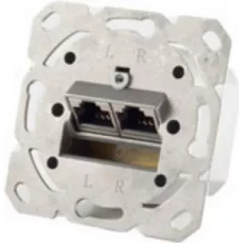Tomada de rede RJ-45 ShiverPeaks BS74280 — categoria 6a, metálica
