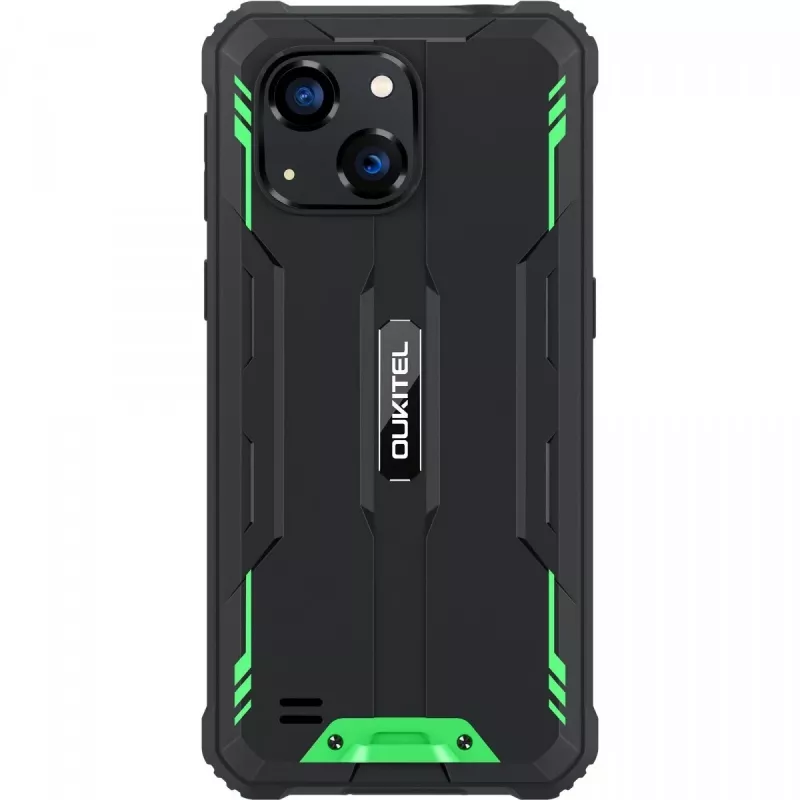 Oukitel G2 smartphone 4G, 6 polegadas, 4/64 GB, 6300 mAh, IP69K, Dual SIM, Android 14, verde (sem carregador)