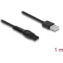 Cabo de carregamento USB DELOCK 5 V para máquina de barbear Philips