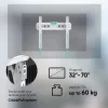 Suporte de parede para TV /32-70/WEISS TM5-W Onkron