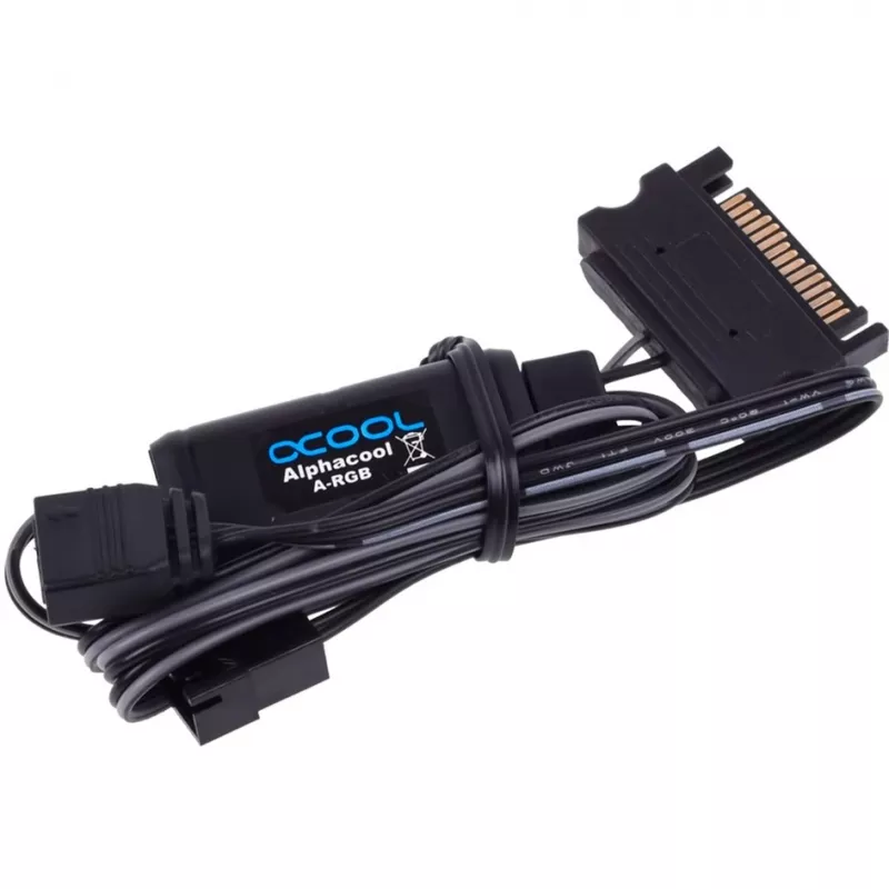 Alphacool Aurora Eiscontrol Controlador RGB endereçável, preto