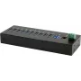 Hub USB Exsys EX-11230HMS 10 portas USB 3.2 Gen 1 com proteção ESD de 15 kV