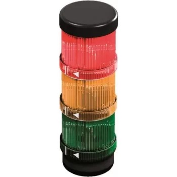 Luminária de sistema LED Rittal SG 2372.102 — indicador LED encastrável, cores: verde/vermelho/amarelo, 1 unid.