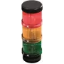 Luminária de sistema LED Rittal SG 2372.102 — indicador LED encastrável, cores: verde/vermelho/amarelo, 1 unid.