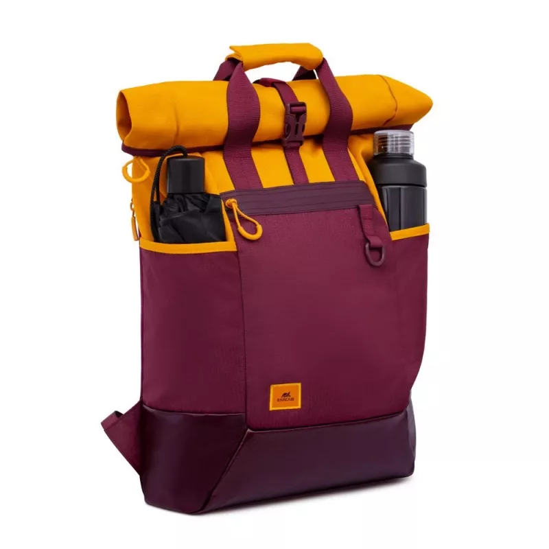 Rivacase Dijon 39,6 cm (15.6) mochila laranja, vermelho