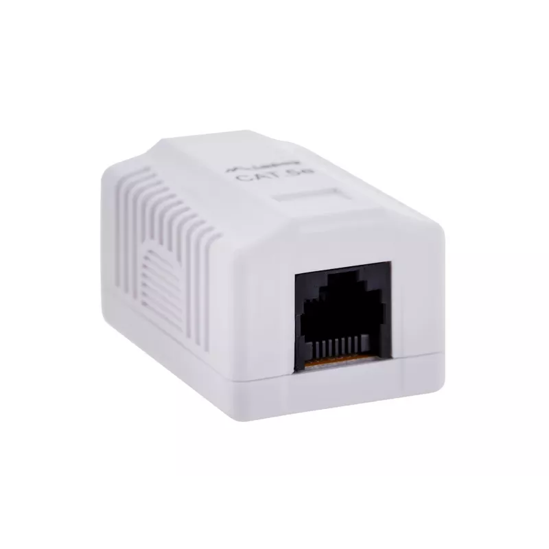 Tomada de ligação Lanberg OU5-0001-W RJ-45 branca