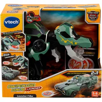 Switch & Go Dinos - Launcher-T-Rex, figura de brincar