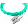 Cabo de patch de fibra ótica CBO BlueOptics SFP3233EU1MK 1 m OM3 SC–ST verde