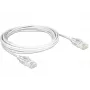 DeLOCK - Cabo de rede - RJ-45 (M) - RJ-45 (M) - 50cm - UTP - CAT 6 - isento de halogéneos - branco (83780)
