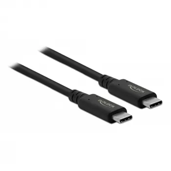 Delock - cabo USB - USB-C (M) para USB-C (M) - USB4 / Thunderbolt 3 / DisplayPort - 20 V - 5 A - 80 cm - suporta Power Delivery 3.0, suporta 8K 60 Hz (7680 x 4320), suporte