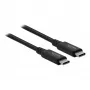Delock - cabo USB - USB-C (M) para USB-C (M) - USB4 / Thunderbolt 3 / DisplayPort - 20 V - 5 A - 80 cm - suporta Power Delivery 3.0, suporta 8K 60 Hz (7680 x 4320), suporte
