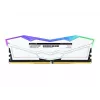 DIMM 32 GB DDR5-6000 (2x 16 GB) Kit duplo, memória branca, FF4D532G6000HC38ADC01, Delta RGB, INTEL XMP