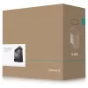 Caixa de PC de secretária DeepCool CL6600 preta — suporta fontes de alimentação ATX/PS2/SFX/SFX-L, ventoinha frontal de 140 mm, topo/traseira de 120/140 mm, unidades de 2,5/3,5 polegadas