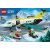 LEGO City Avião de resgate 60465 – pequeno conjunto de construção de avião de resgate, 403 peças, 4 minifiguras, idade 6+