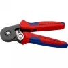 Alicate de cravar autoajustável 97 53 04 SB (vermelho/azul, para terminais de fio)
