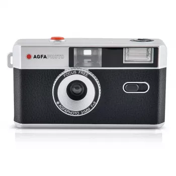 Máquina fotográfica AgfaPhoto 603000 Máquina fotográfica compacta 35 mm Preto – Prateado (603000)