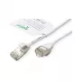 Cabo patch ROLINE GREEN U/FTP Cat.6A (Classe EA), LSOH, fino, branco, 5 m