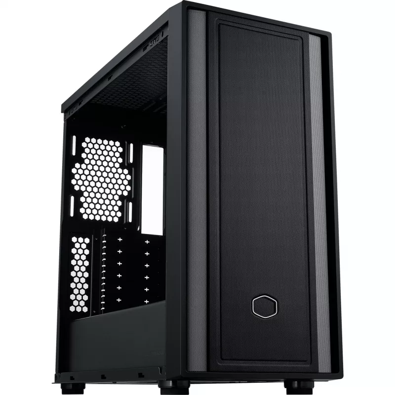 Caixa de PC Cooler Master MasterBox 600 Lite, torre MIDI, E-ATX, vidro temperado - preto
