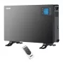 Aquecedor convector elétrico NOVEEN CH7100 — 2000 W, 3 níveis de potência, LCD, temporizador, comando, preto