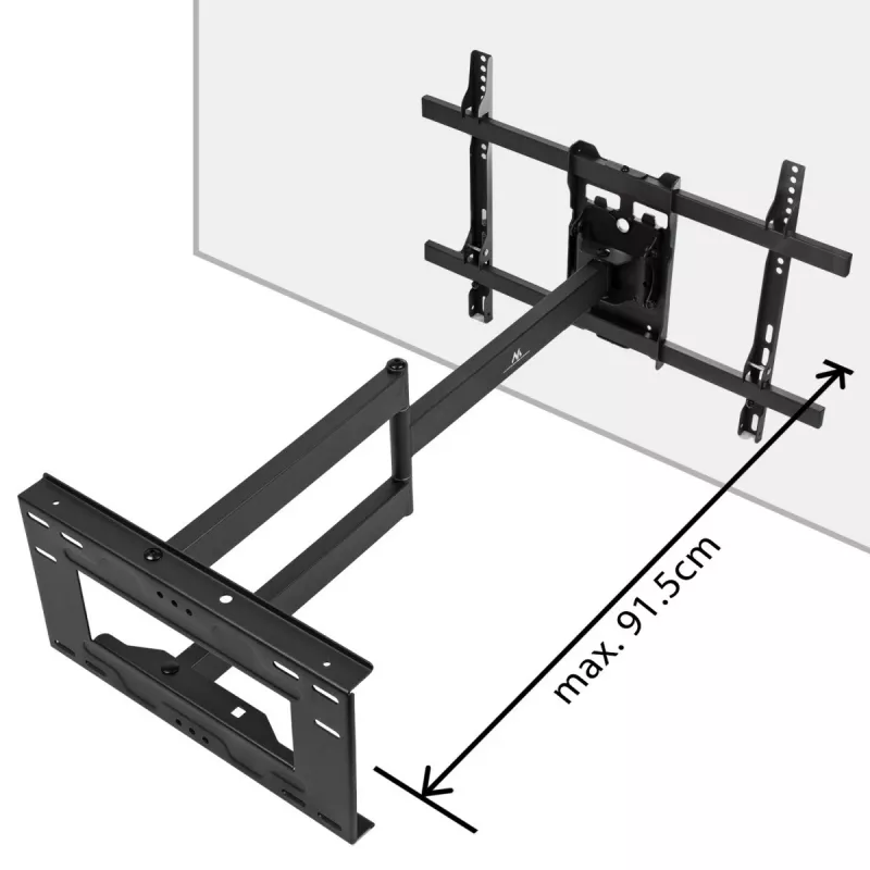 Suporte de TV MACLEAN MC-985 VESA 600x400 para televisores de 37–80 polegadas, carga máx. 45 kg